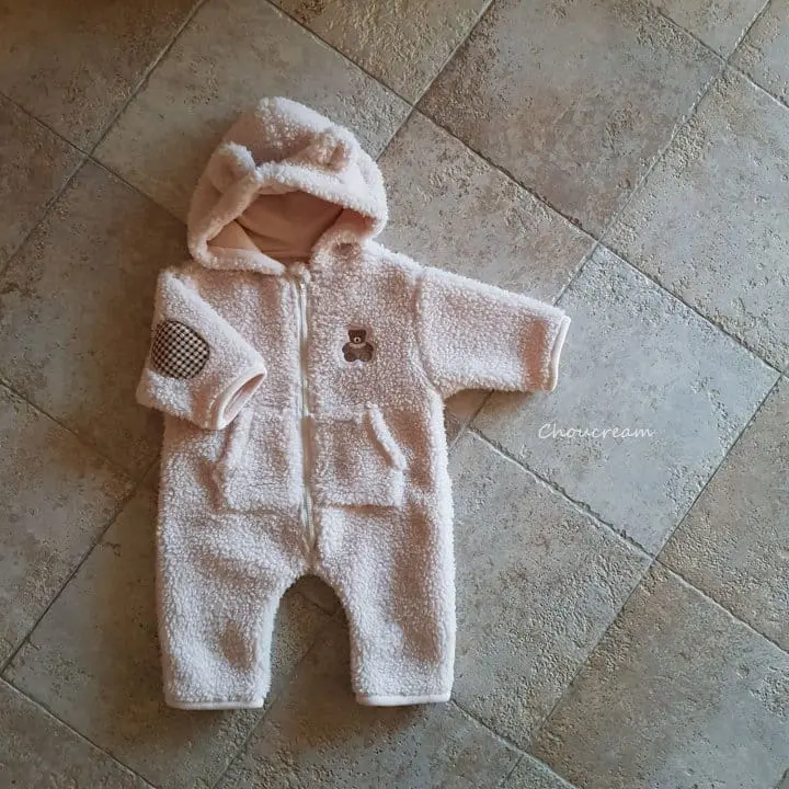 Choucream - Korean Baby Fashion - #onlinebabyshop - Bbogle Bear Bodysuit - 4