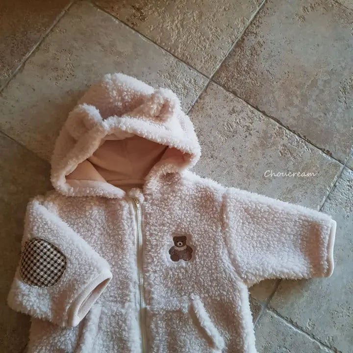 Choucream - Korean Baby Fashion - #babyboutique - Bbogle Bear Bodysuit - 5