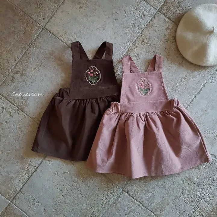 Choucream - Korean Baby Fashion - #babyboutique - Lora Dungarees One-piece - 2