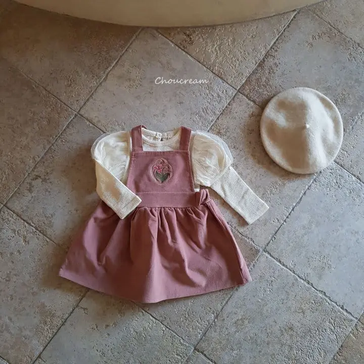 Choucream - Korean Baby Fashion - #babyboutique - Lora Dungarees One-piece - 4