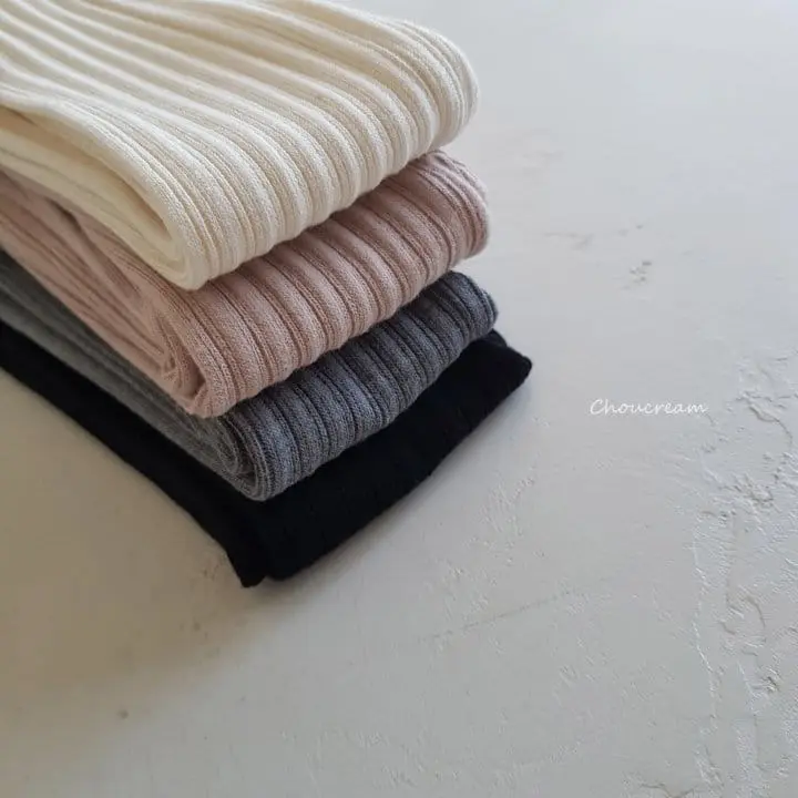 Choucream - Korean Baby Fashion - #babyboutiqueclothing - Rib Foot Leggings - 9