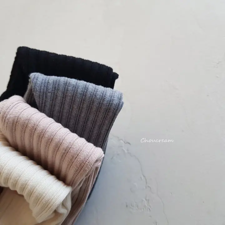 Choucream - Korean Baby Fashion - #babyclothing - Rib Foot Leggings - 10