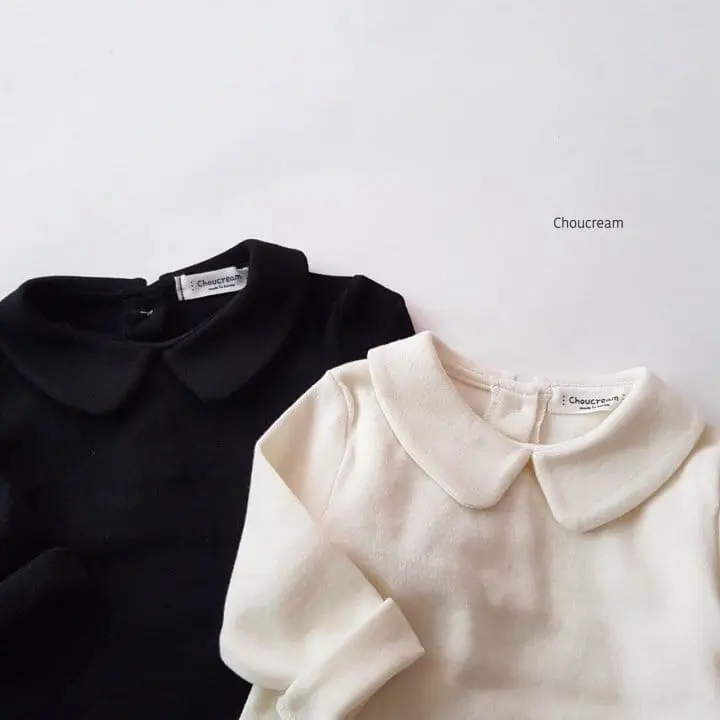 Choucream - Korean Baby Fashion - #babyclothing - Bebe Collar Tee - 8