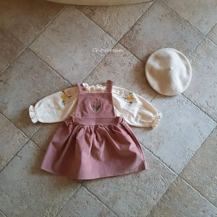 Choucream - Korean Baby Fashion - #babyfever - Lora Dungarees One-piece - 7