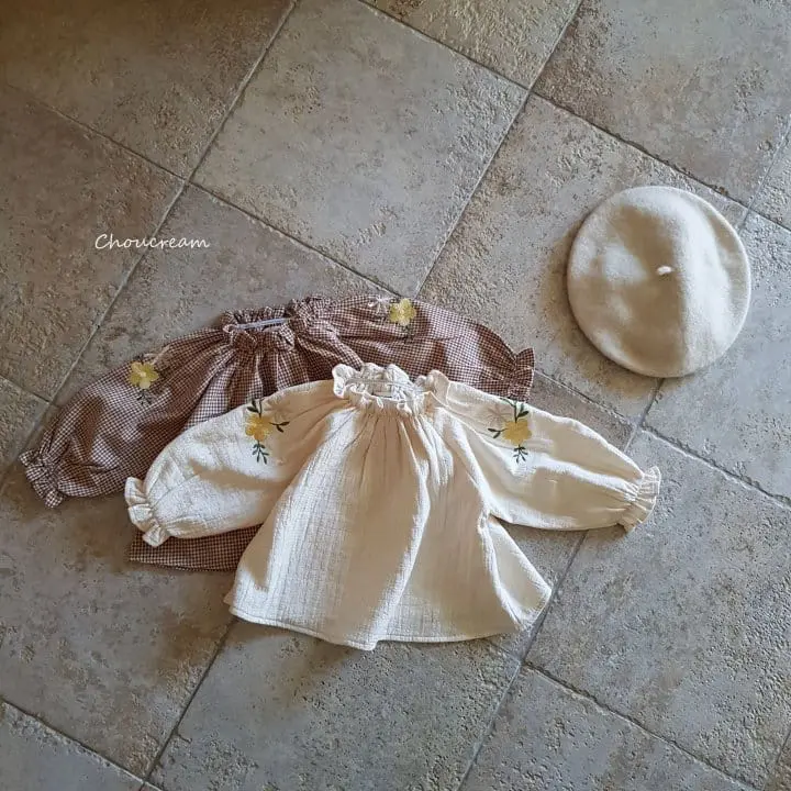 Choucream - Korean Baby Fashion - #babyfever - Blooming Blouse - 6