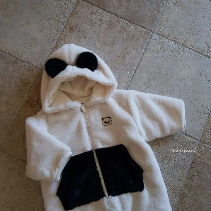 Choucream - Korean Baby Fashion - #babyfever - Panda Bear Bodysuit - 3