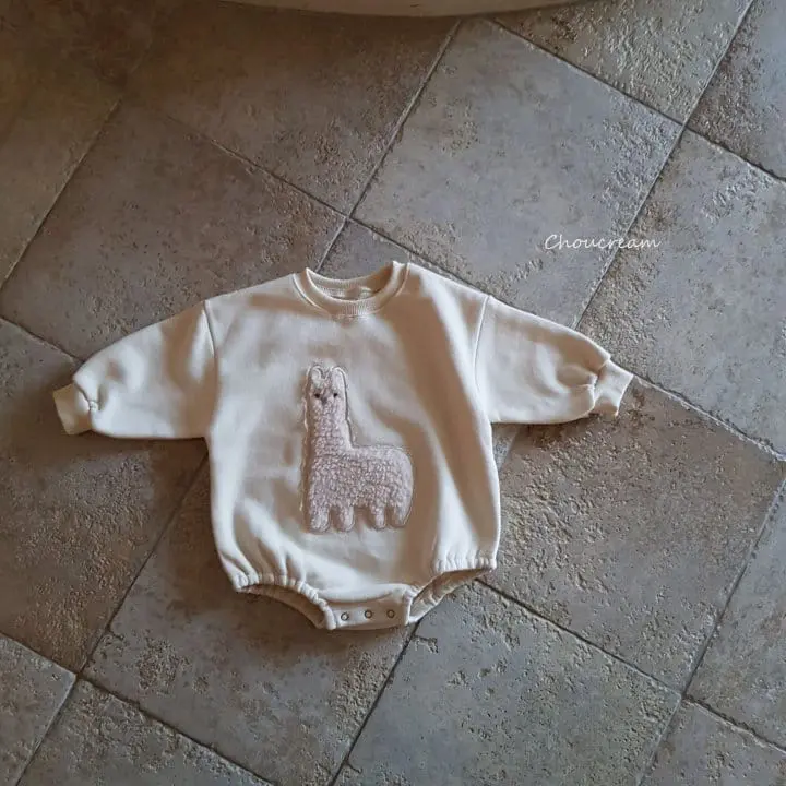 Choucream - Korean Baby Fashion - #babygirlfashion - Alpaca Bodysuit - 2