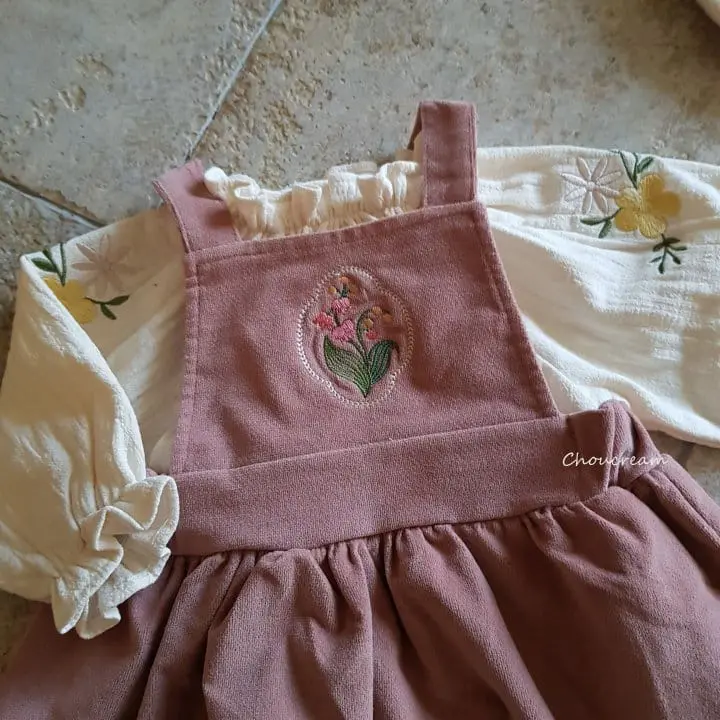 Choucream - Korean Baby Fashion - #babyoninstagram - Lora Dungarees One-piece - 10