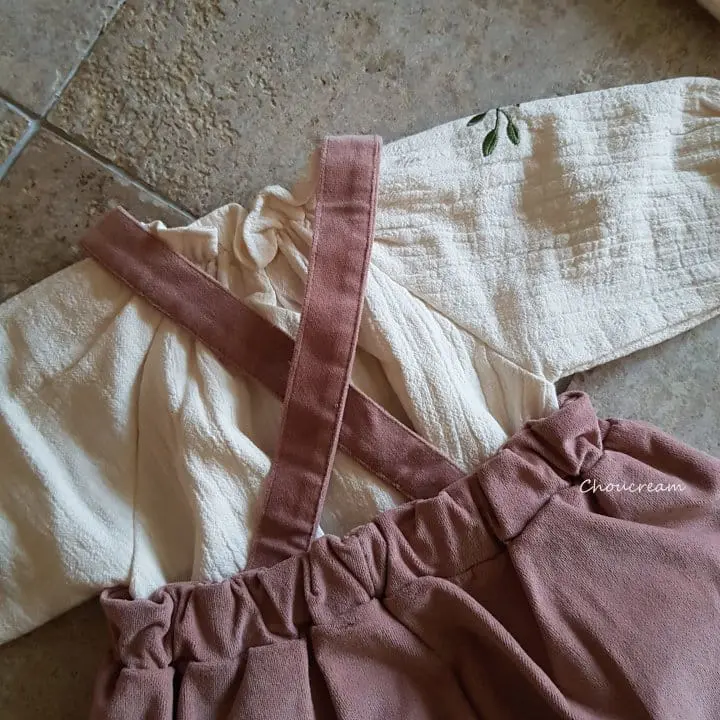 Choucream - Korean Baby Fashion - #babyootd - Lora Dungarees One-piece - 11