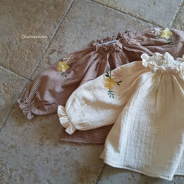 Choucream - Korean Baby Fashion - #babyootd - Blooming Blouse - 10