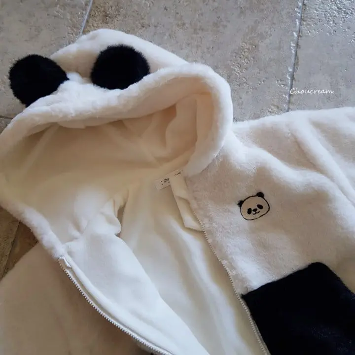 Choucream - Korean Baby Fashion - #babyoutfit - Panda Bear Bodysuit - 9