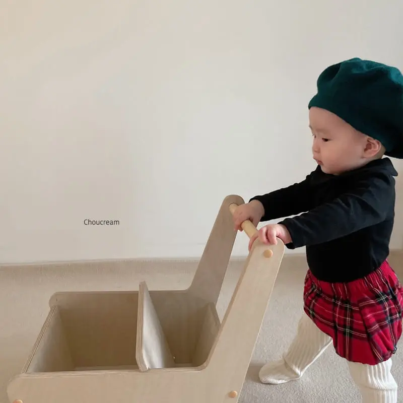 Choucream - Korean Baby Fashion - #babyoutfit - Tatan Check Bloomer - 10
