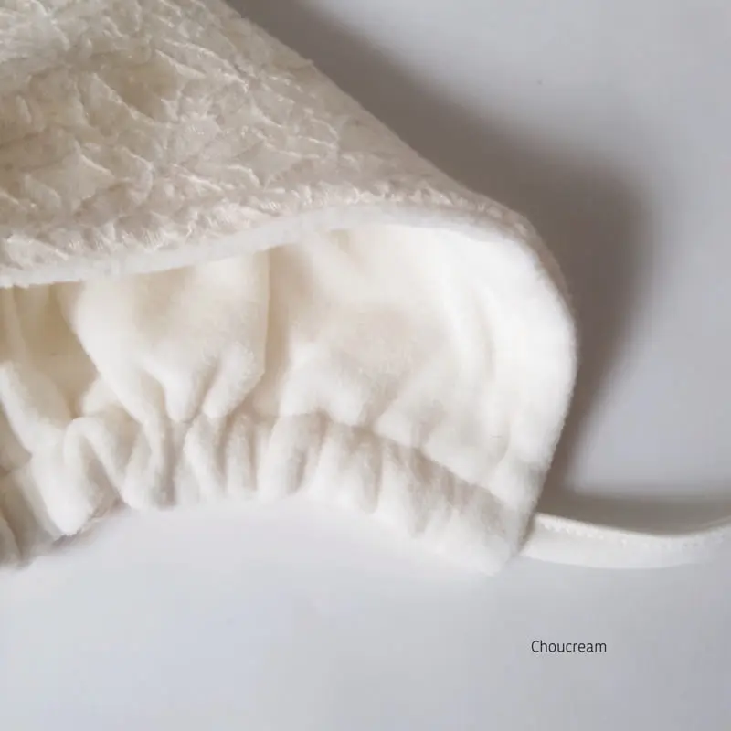 Choucream - Korean Baby Fashion - #babyoutfit - Winter Lace Bonnet - 8