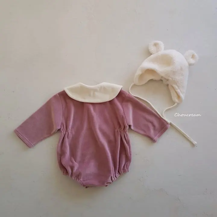 Choucream - Korean Baby Fashion - #onlinebabyboutique - Veloure Sailor Bodysuit - 8