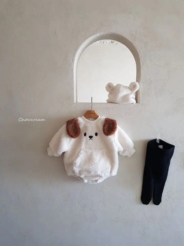 Choucream - Korean Baby Fashion - #babywear - Puppy Bodysuit - 4