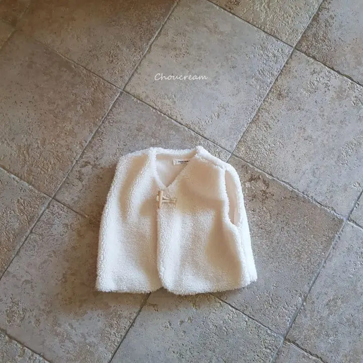 Choucream - Korean Baby Fashion - #onlinebabyboutique - Bebe Fluffy Vest - 10