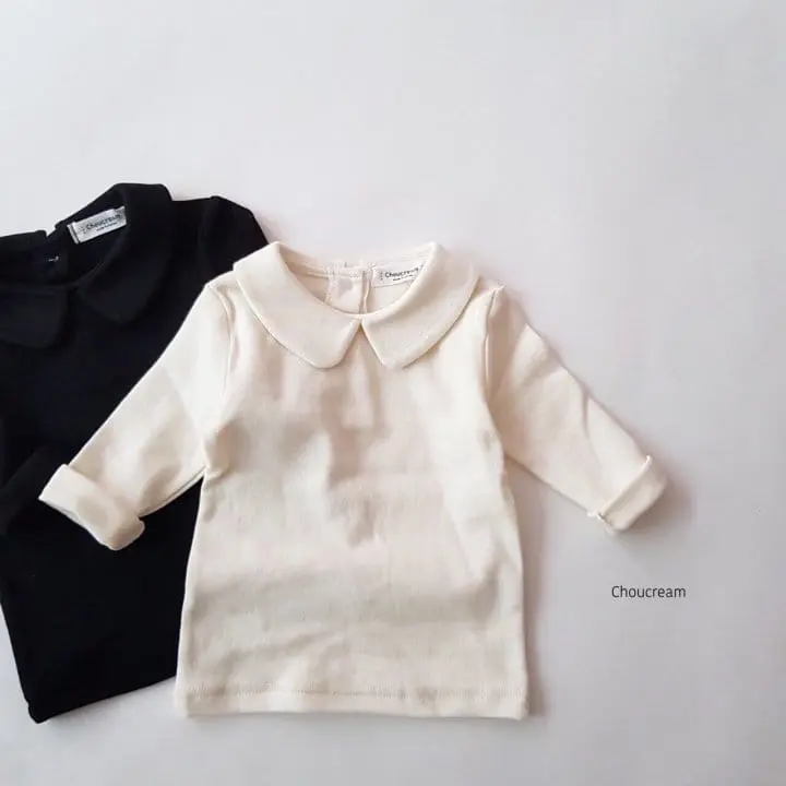 Choucream - Korean Baby Fashion - #onlinebabyboutique - Bebe Collar Tee - 3