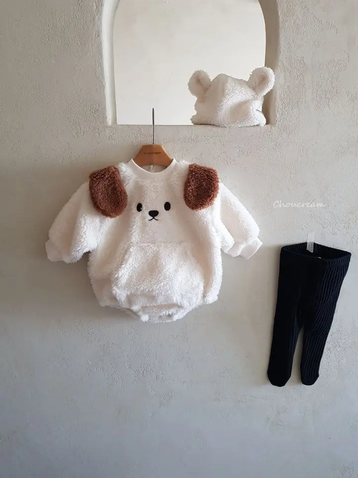 Choucream - Korean Baby Fashion - #onlinebabyshop - Puppy Bodysuit - 5