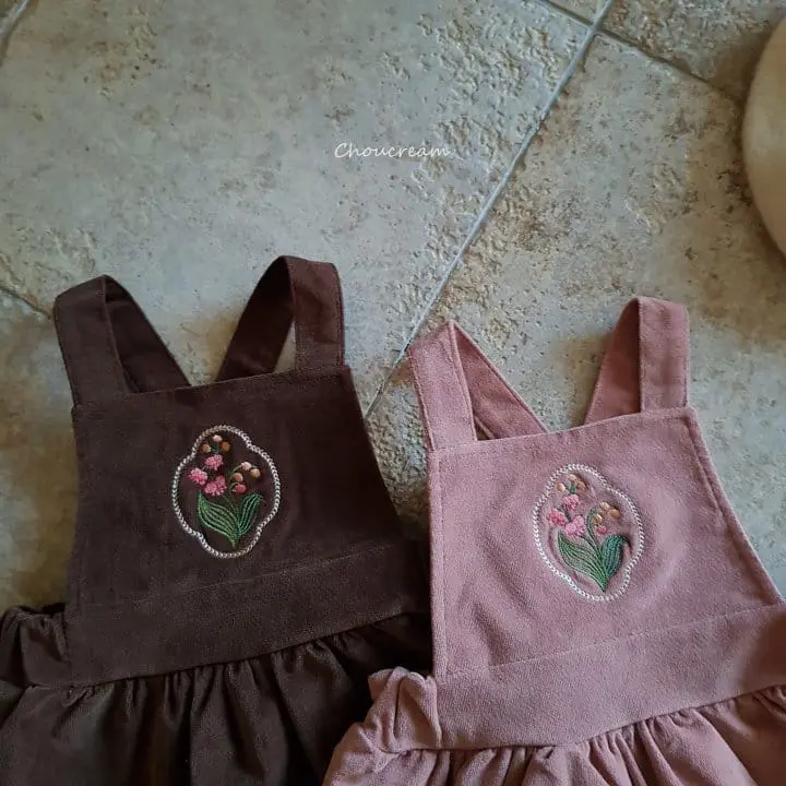 Choucream - Korean Baby Fashion - #onlinebabyshop - Lora Dungarees One-piece