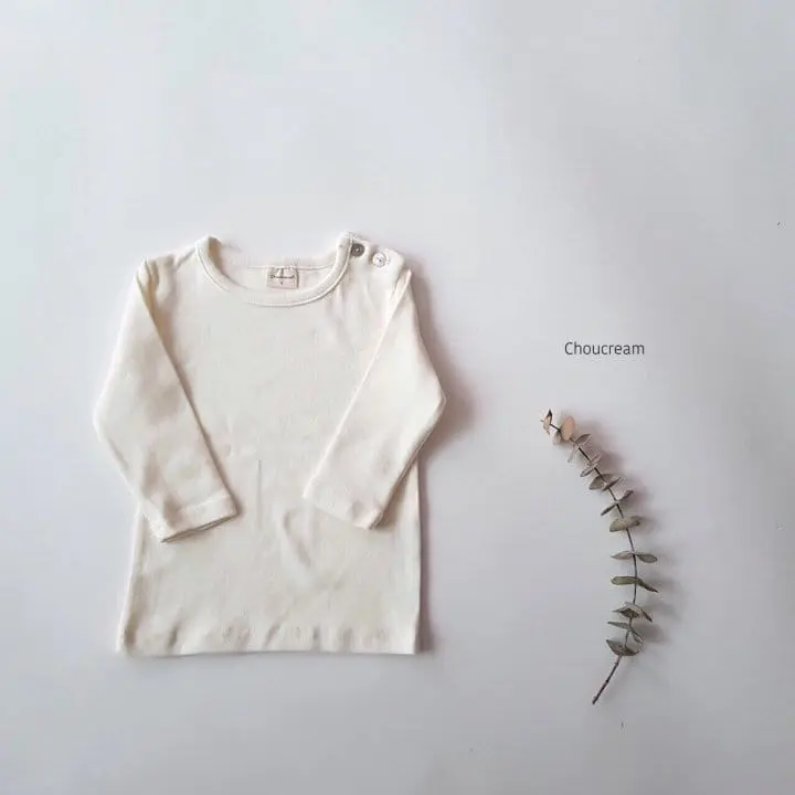 Choucream - Korean Baby Fashion - #onlinebabyshop - Bebe Basic Tee - 3
