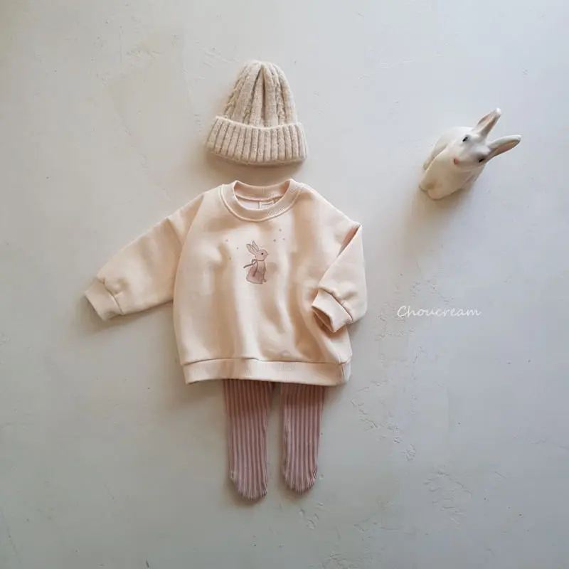 Choucream - Korean Baby Fashion - #onlinebabyshop - Rabbit Sweatshirt - 12