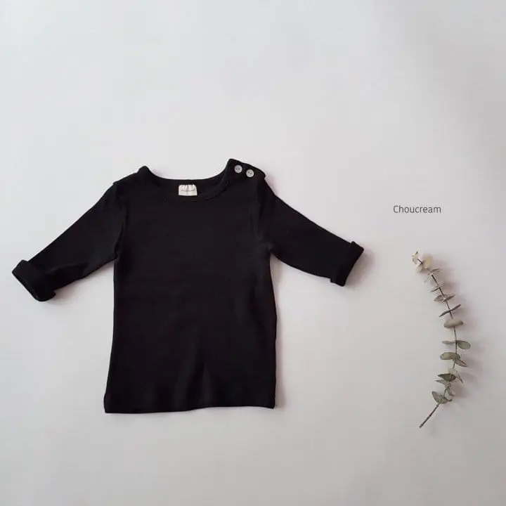 Choucream - Korean Baby Fashion - #onlinebabyshop - Bebe Basic Tee - 4