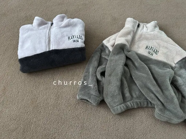 Churros - Korean Children Fashion - #childrensboutique - Boa Anorak Sweatshirt - 2