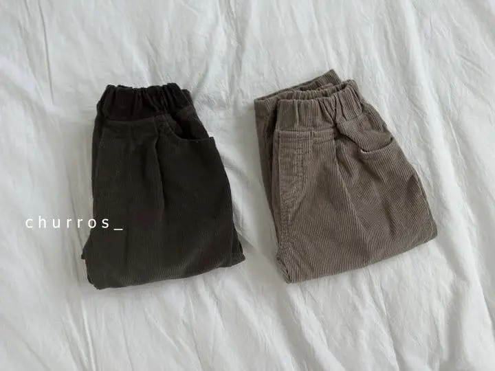 Churros - Korean Children Fashion - #childrensboutique - Unbal Corduroy Pants - 9
