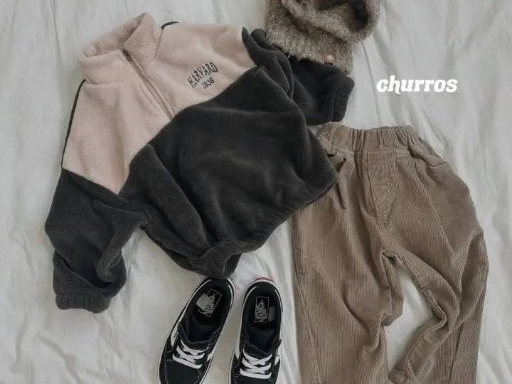 Churros - Korean Children Fashion - #discoveringself - Unbal Corduroy Pants - 11