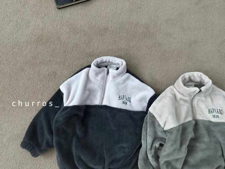 Churros - Korean Children Fashion - #kidsshorts - Boa Anorak Sweatshirt - 6