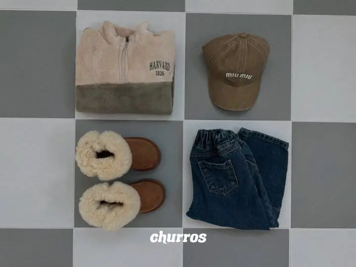 Churros - Korean Children Fashion - #kidsstore - Boa Anorak Sweatshirt - 7