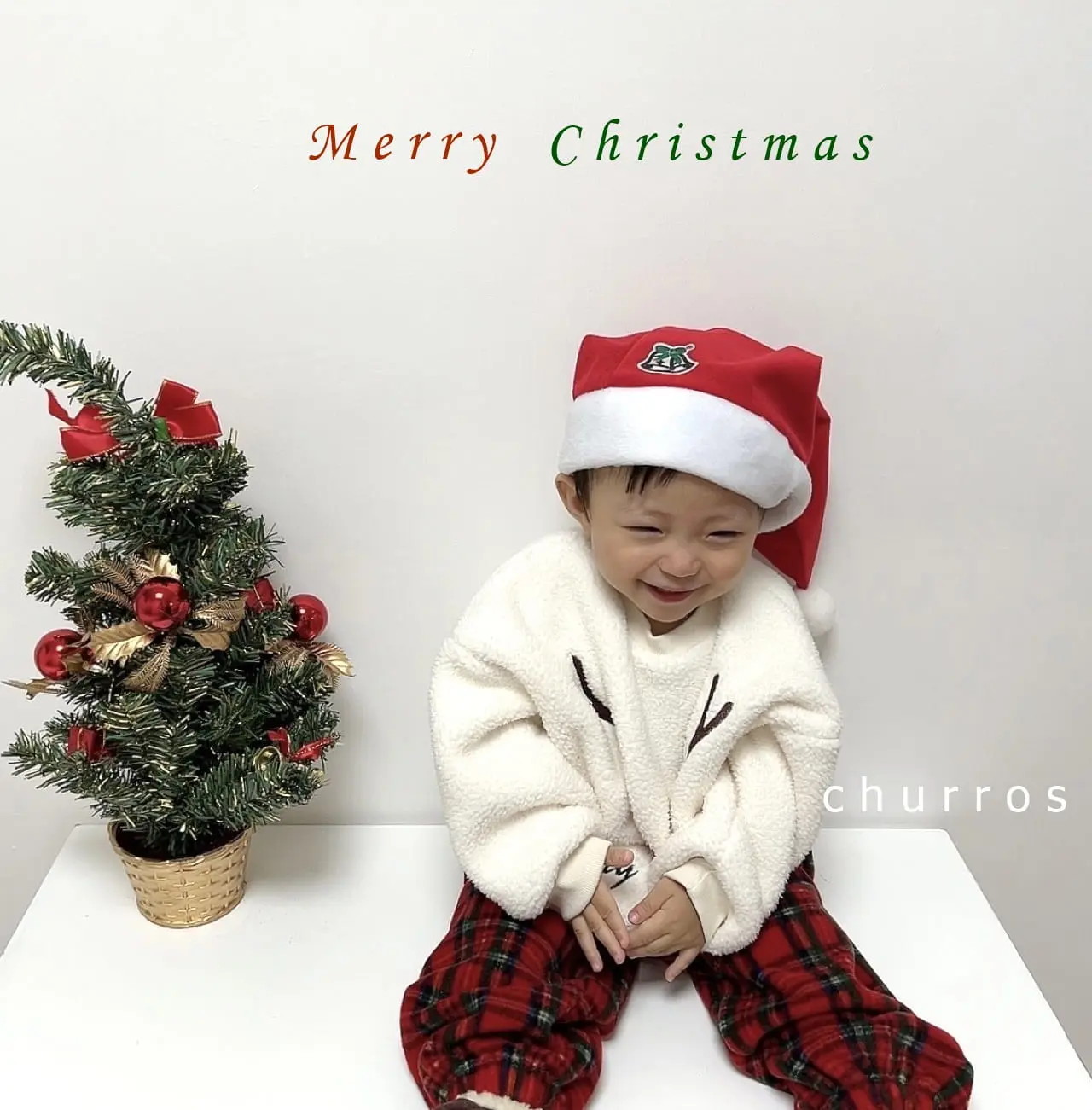 Churros - Korean Children Fashion - #kidzfashiontrend - Check Santa Pants - 8