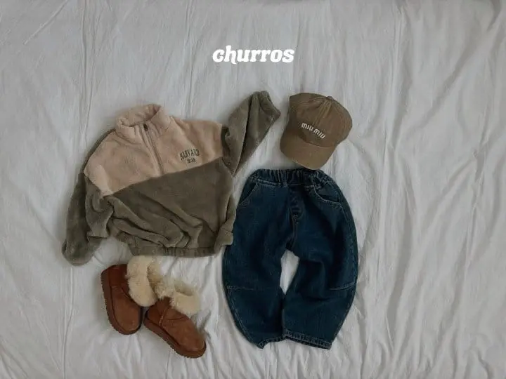 Churros - Korean Children Fashion - #magicofchildhood - Boa Anorak Sweatshirt - 11