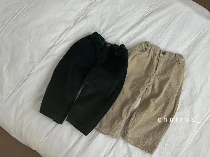Churros - Korean Children Fashion - #magicofchildhood - Basic Corduroy Pants - 7