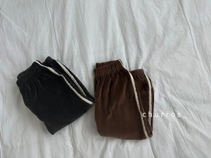 Churros - Korean Children Fashion - #magicofchildhood - Veloure Pants - 6