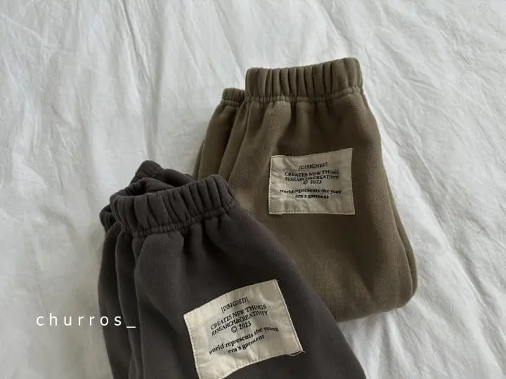 Churros - Korean Children Fashion - #stylishchildhood - Patch Pants - 11