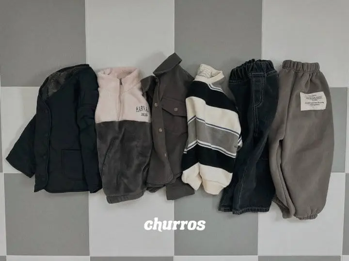 Churros - Korean Children Fashion - #todddlerfashion - Patch Pants - 9