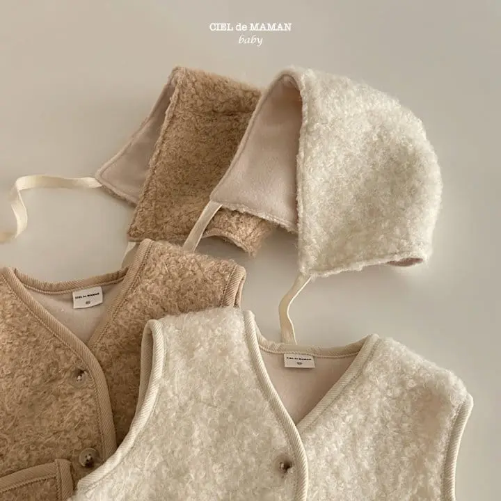Ciel De Maman - Korean Baby Fashion - #babyboutique - Bboggle Vest Hats Set - 10