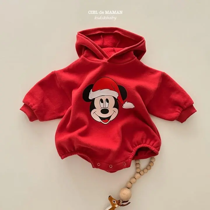 Ciel De Maman - Korean Baby Fashion - #babyfever - Santa M Bodysuit - 7