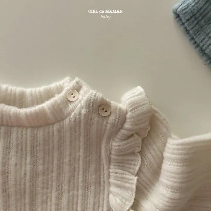 Ciel De Maman - Korean Baby Fashion - #babyfashion - Frill Half Tee - 4