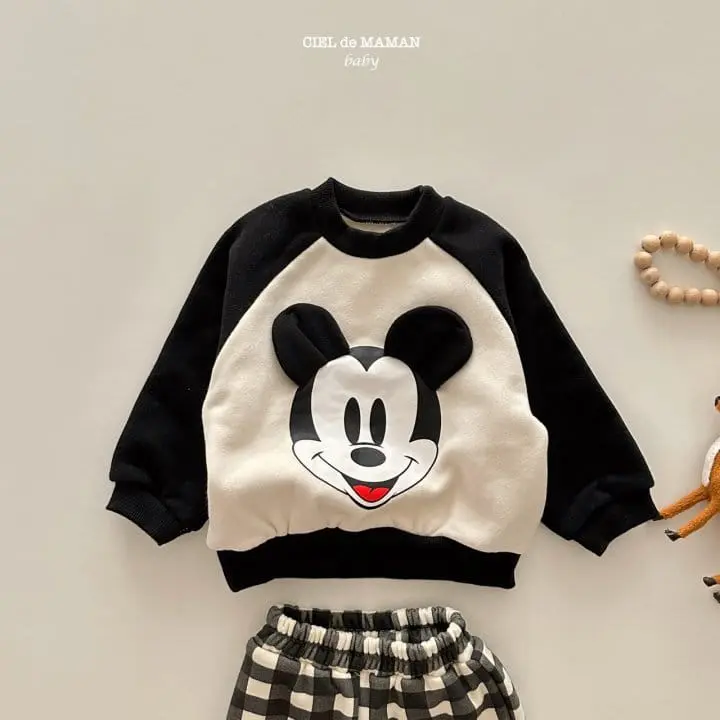 Ciel De Maman - Korean Baby Fashion - #babygirlfashion - Check M Top Bottom sEt - 10