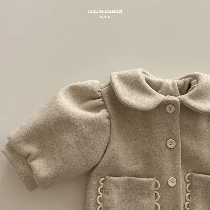 Ciel De Maman - Korean Baby Fashion - #babygirlfashion - Caramel Coat - 7