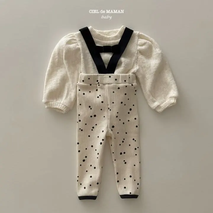 Ciel De Maman - Korean Baby Fashion - #babywear - Mellow Dungarees Leggings - 9