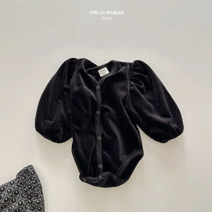 Ciel De Maman - Korean Baby Fashion - #onlinebabyshop - Cardigan Bodysuit - 5