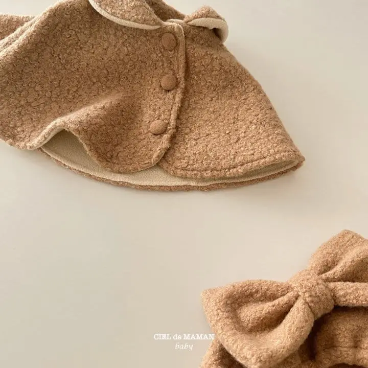 Ciel De Maman - Korean Baby Fashion - #onlinebabyshop - Bebe Cape Coat - 5