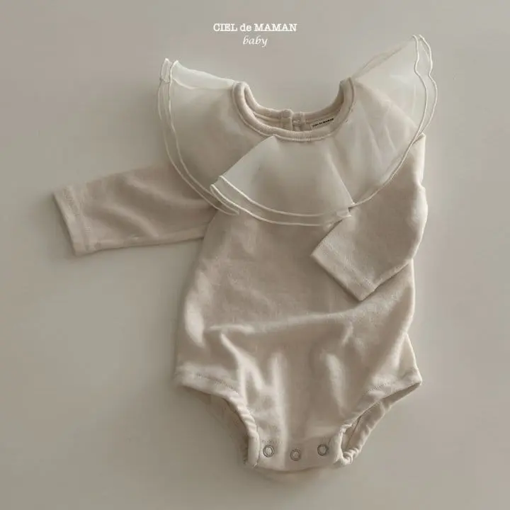 Ciel De Maman - Korean Baby Fashion - #smilingbaby - Pure One-piece Bodysuit - 5