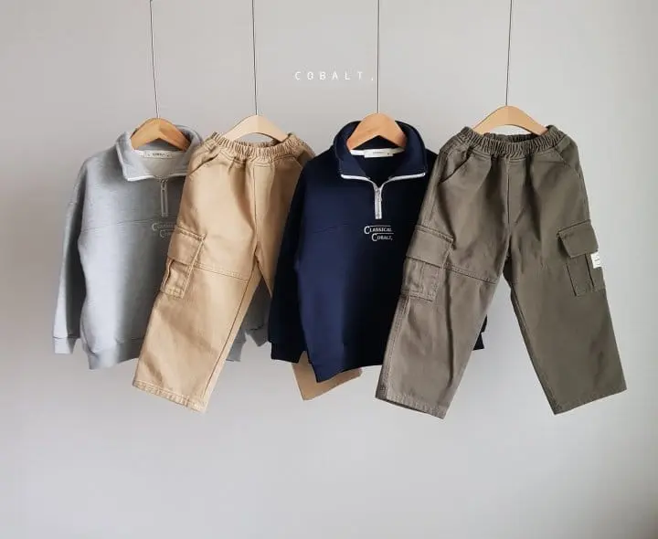 Cobalt - Korean Children Fashion - #childofig - Fleece Span Pants - 6