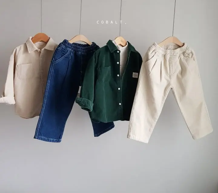 Cobalt - Korean Children Fashion - #childrensboutique - Corduroy Span Pants - 7