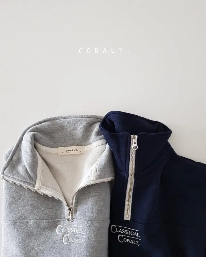 Cobalt - Korean Children Fashion - #designkidswear - Classical Zip up