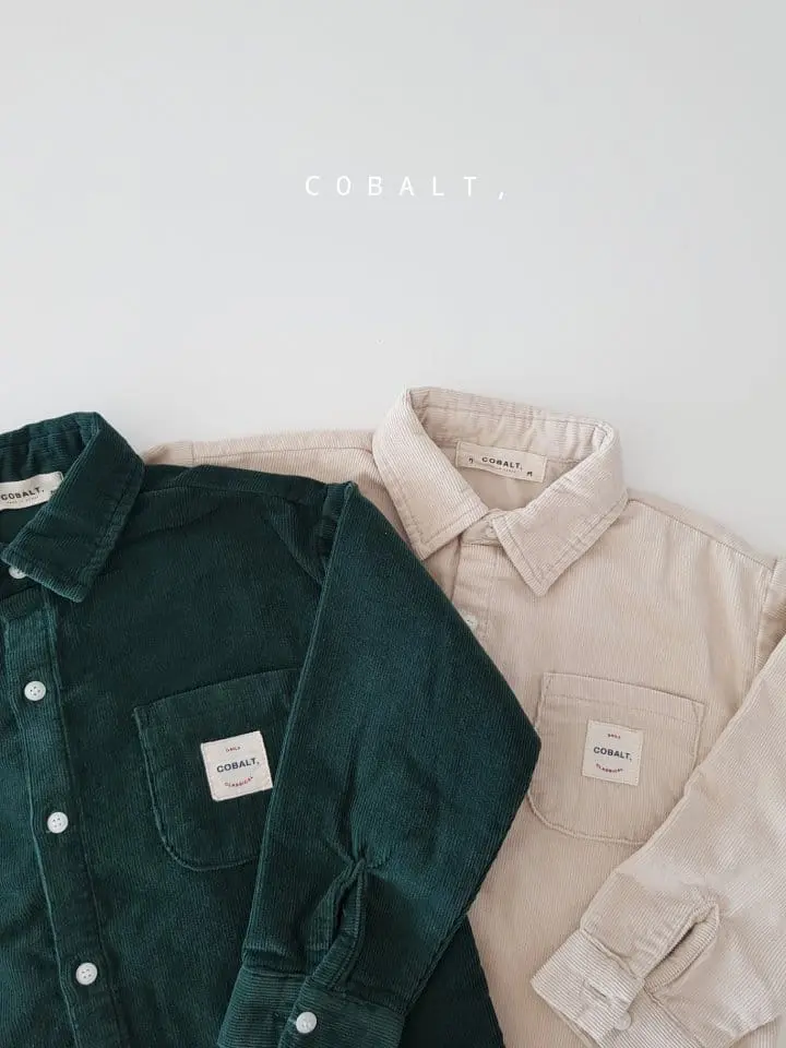 Cobalt - Korean Children Fashion - #kidsstore - Rib Fleece Shirt - 7